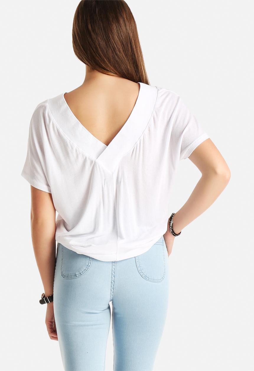 Vero Moda - Busy Rib V-Neck Top