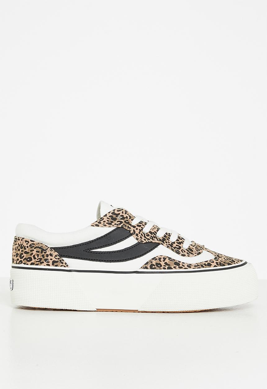 SUPERGA - S8122qw - a5v white avorio micro leopard