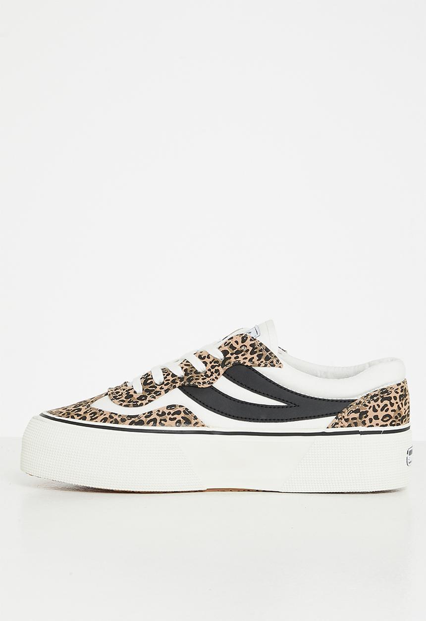 SUPERGA - S8122qw - a5v white avorio micro leopard