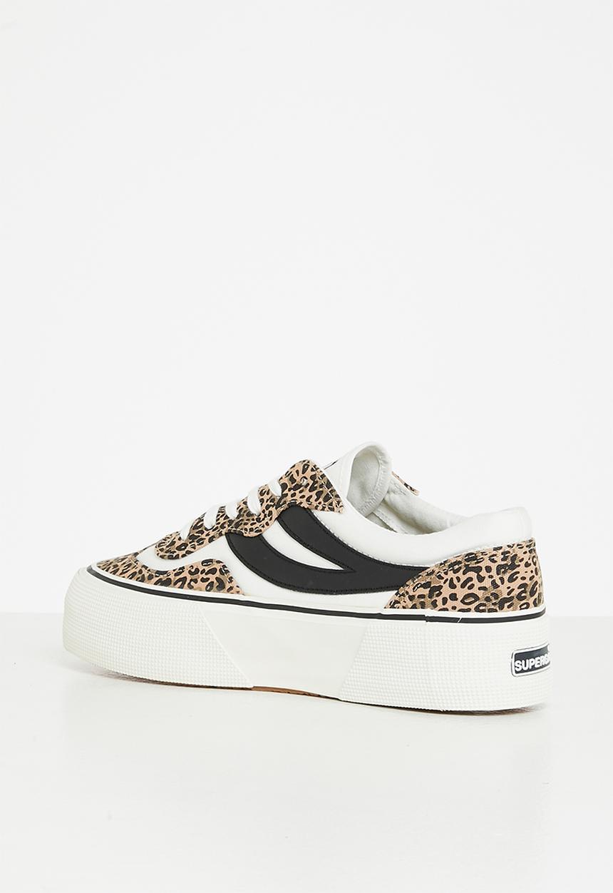 SUPERGA - S8122qw - a5v white avorio micro leopard