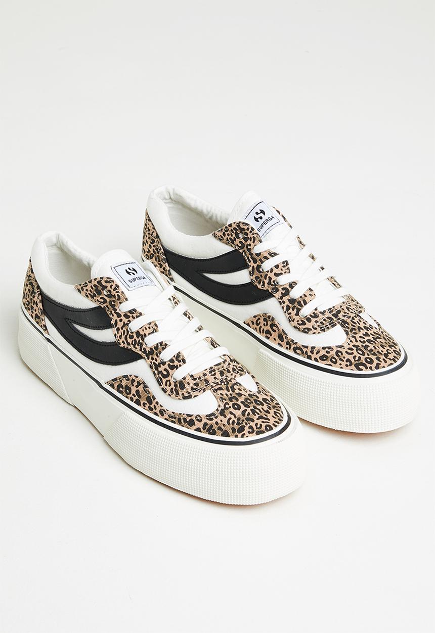 SUPERGA - S8122qw - a5v white avorio micro leopard
