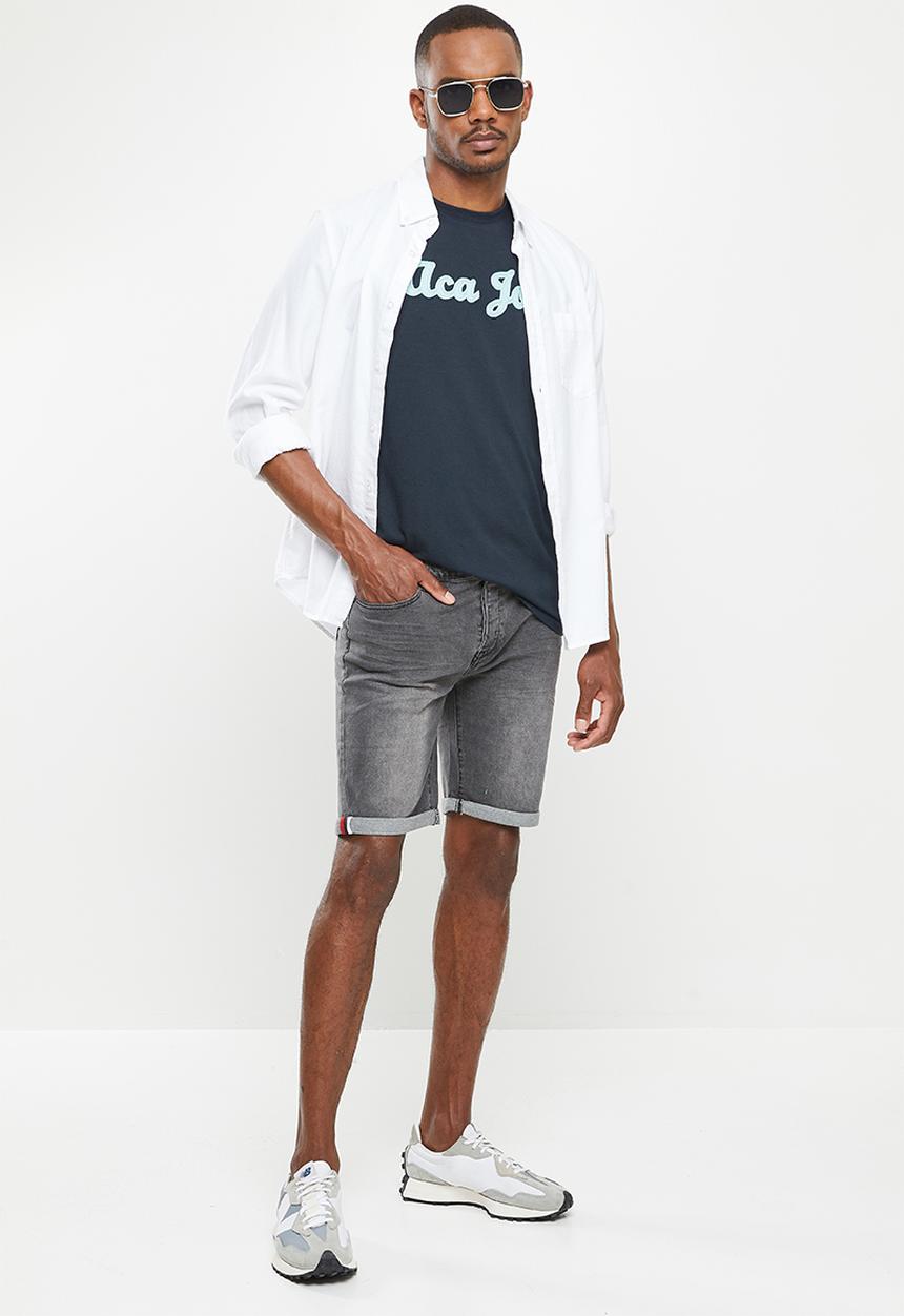 Aca Joe - Aca joe applique T-shirt - ink