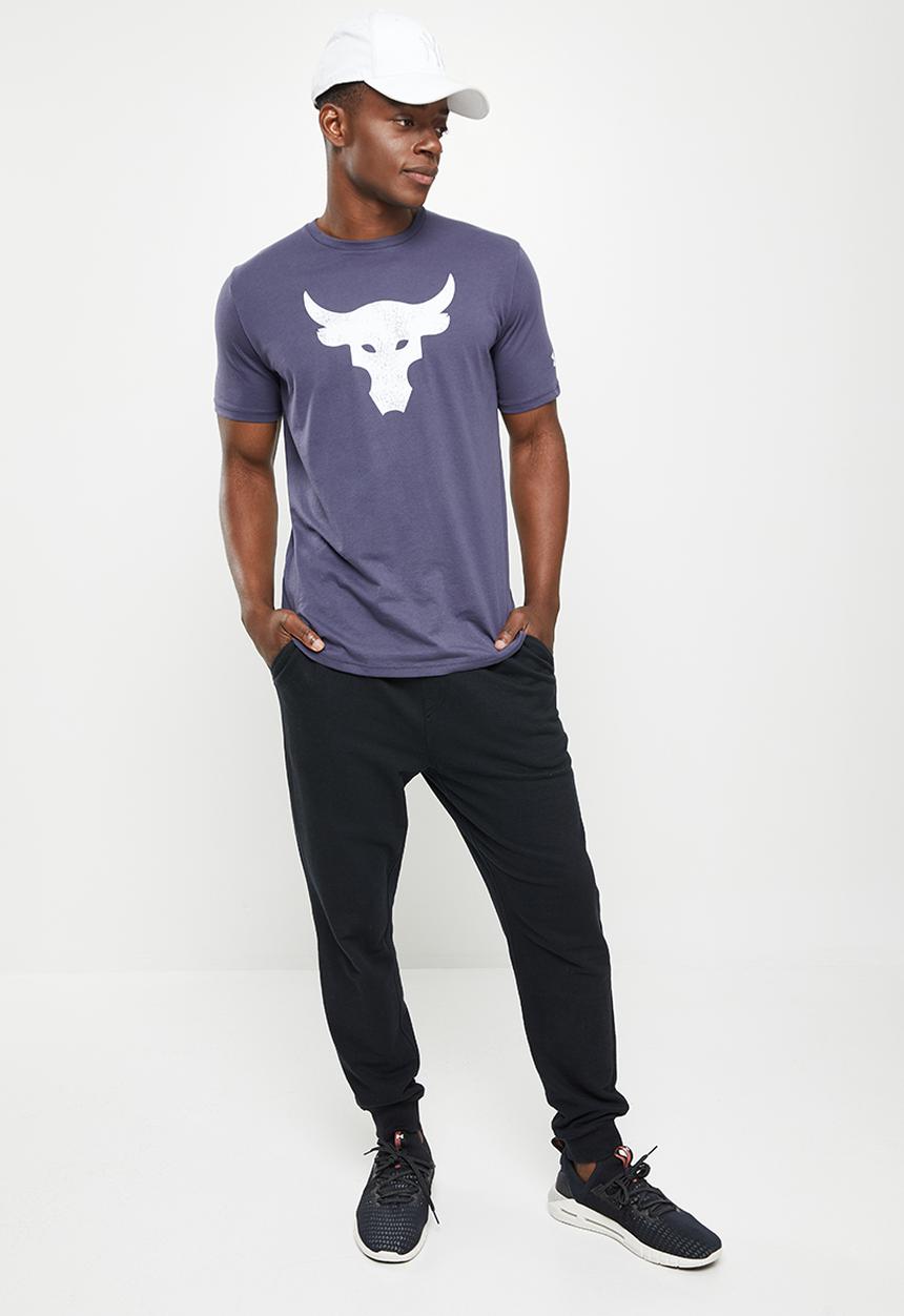 Under Armour - UA Project Rock brahma bull short sleeve - tempered steel