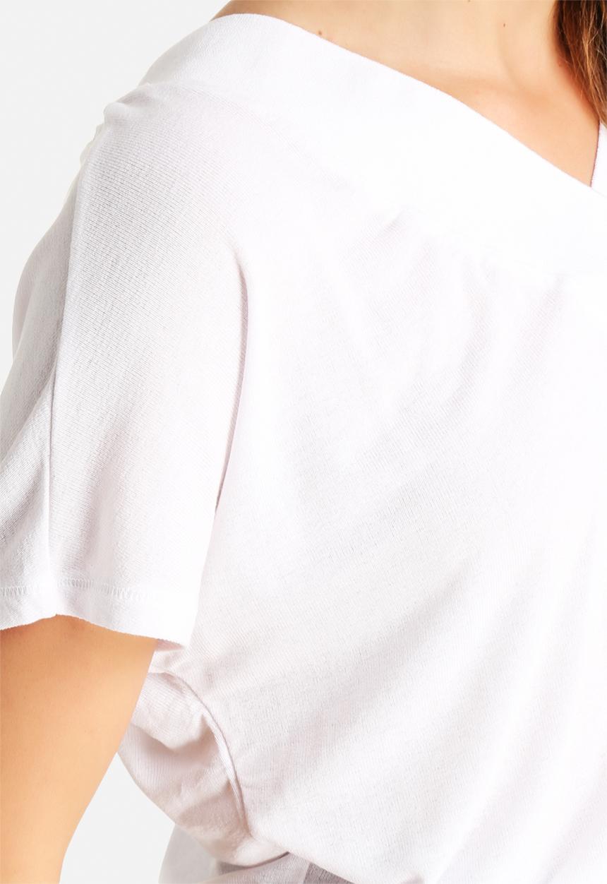 Vero Moda - Busy Rib V-Neck Top