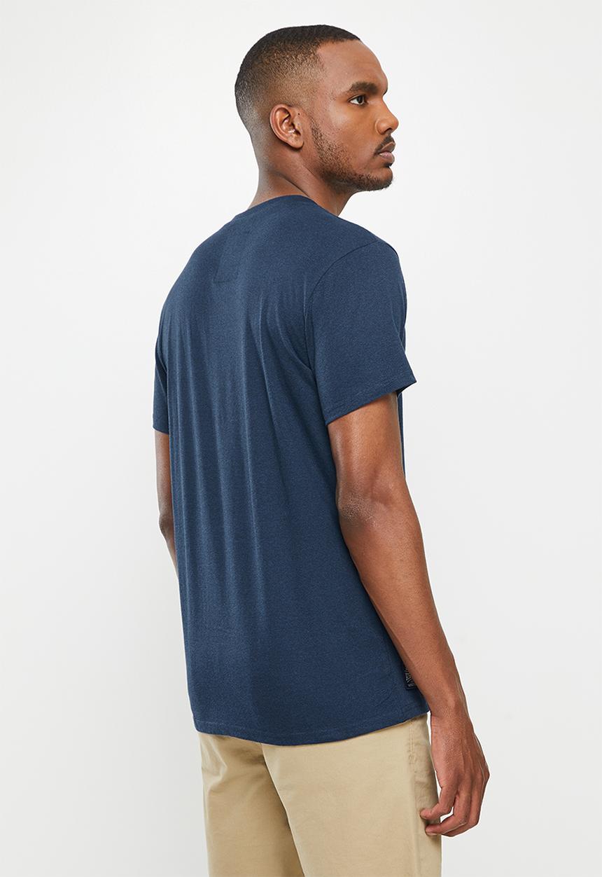 Aca Joe - Aca joe crew tee short sleeve - dress blue