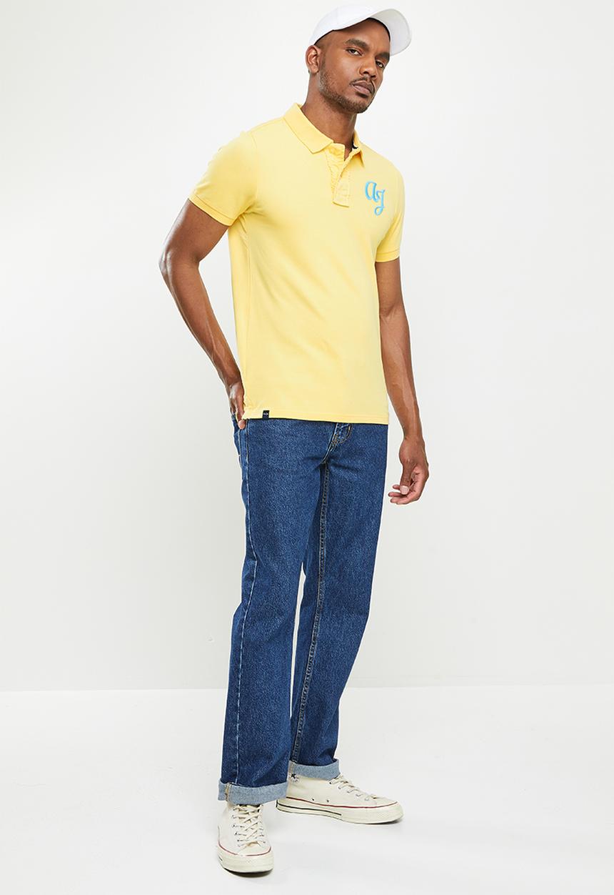 Aca Joe - Aca joe big logo - sustainable golfer - popcorn yellow