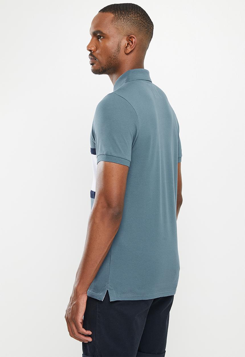 Aca Joe - Aca joe chest panel golfer - blue