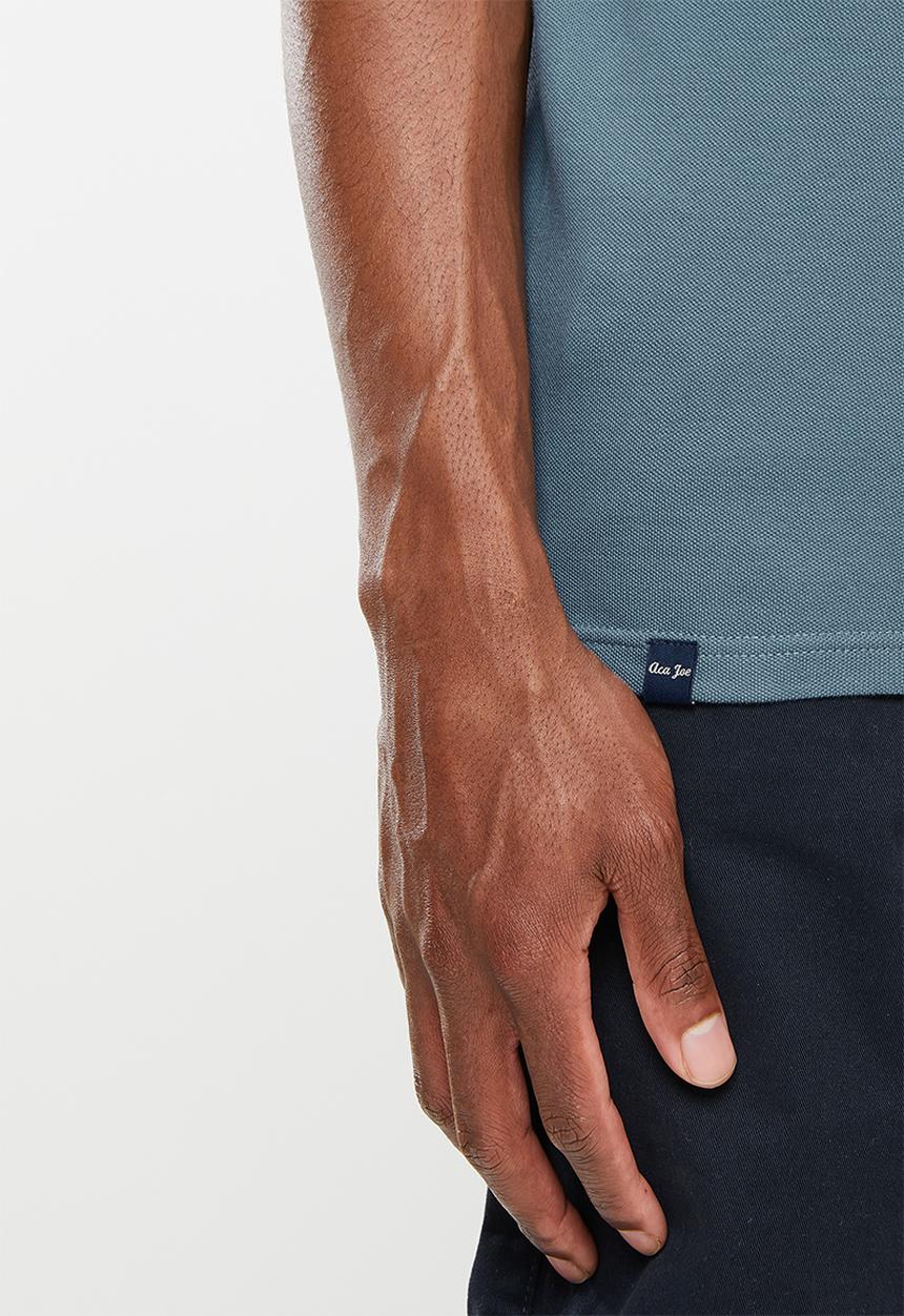 Aca Joe - Aca joe chest panel golfer - blue