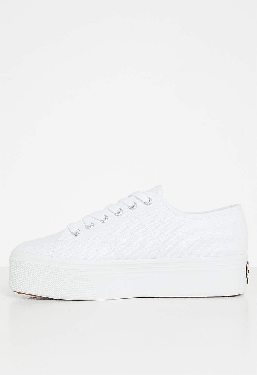 SUPERGA - S41281w - ajz white multi colour heart