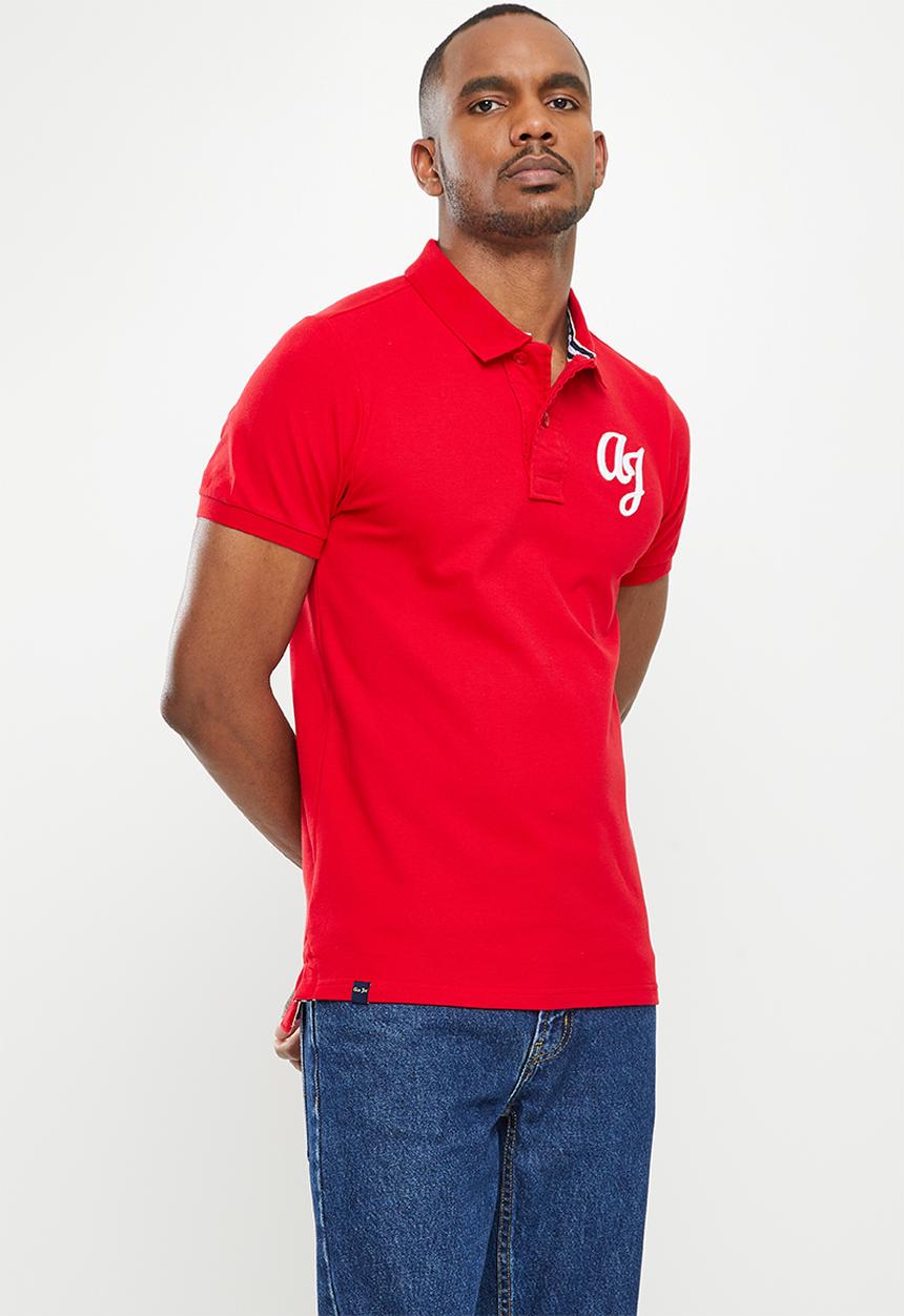 Aca Joe - Aca joe big logo - sustainable golfer - red