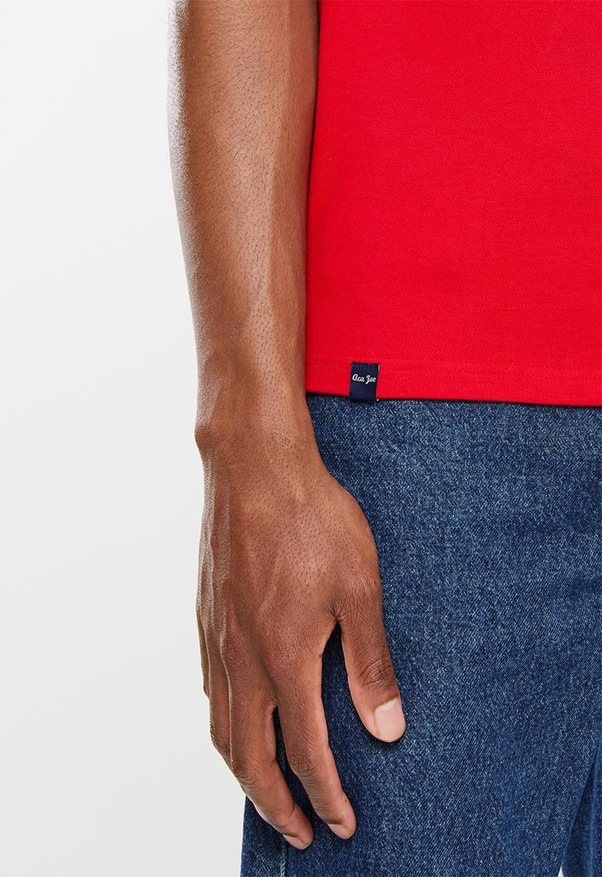 Aca Joe - Aca joe big logo - sustainable golfer - red