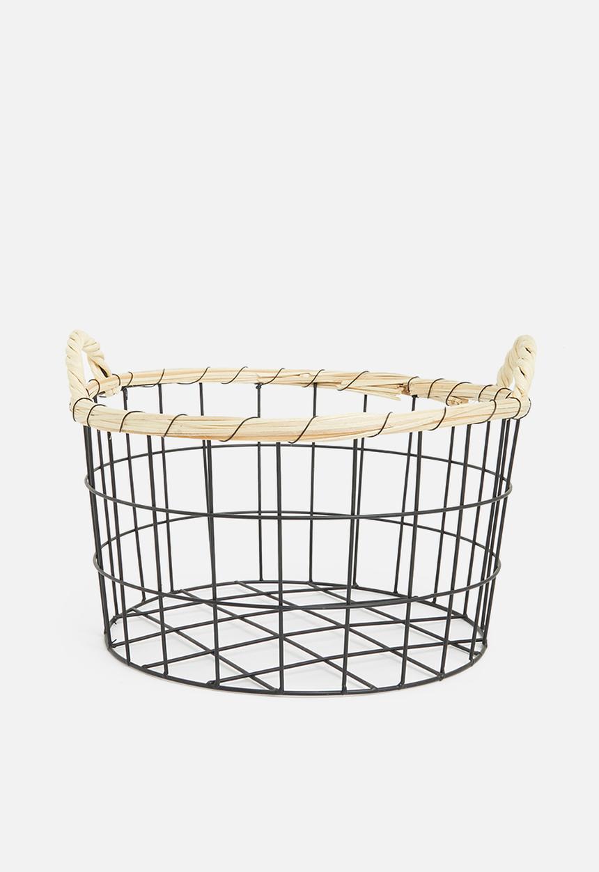 Storage Solutions - Basket organiser set of 3 - black
