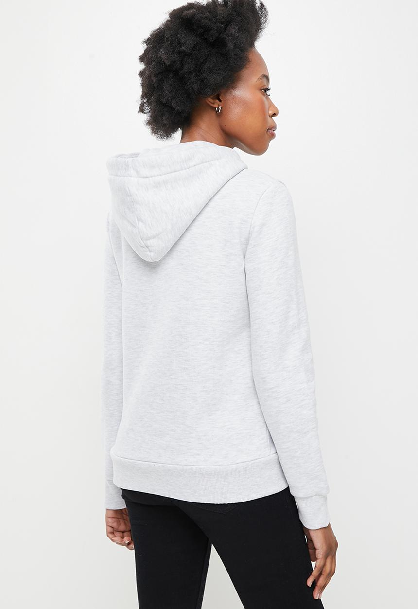 Superdry. - Cl hoodie - grey marl