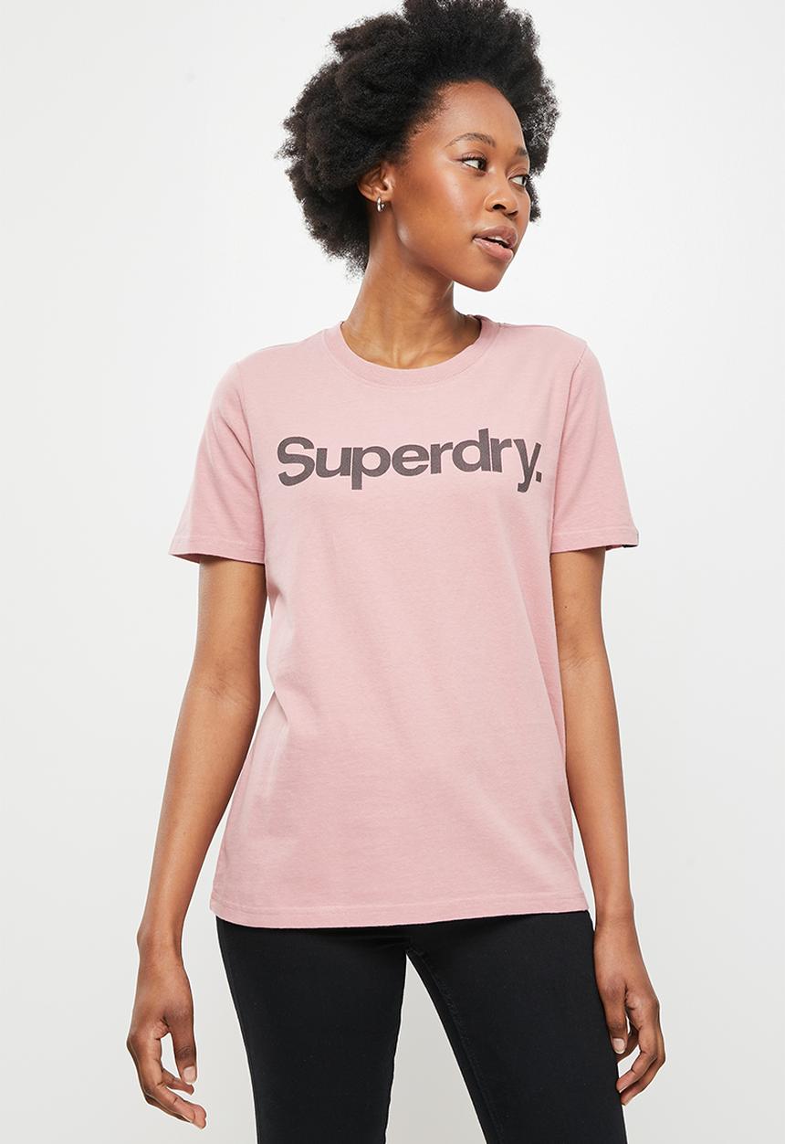 Superdry. - Cl tee - pink