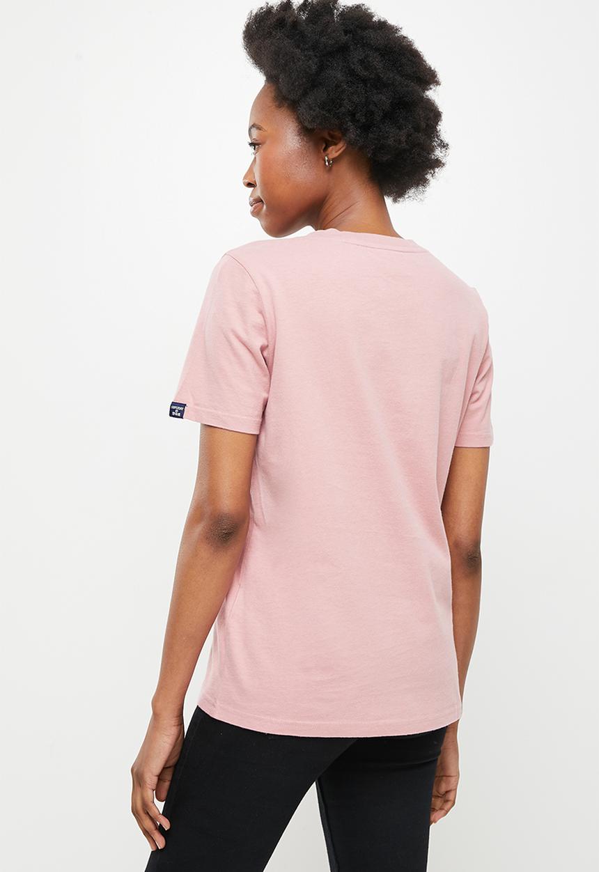 Superdry. - Cl tee - pink