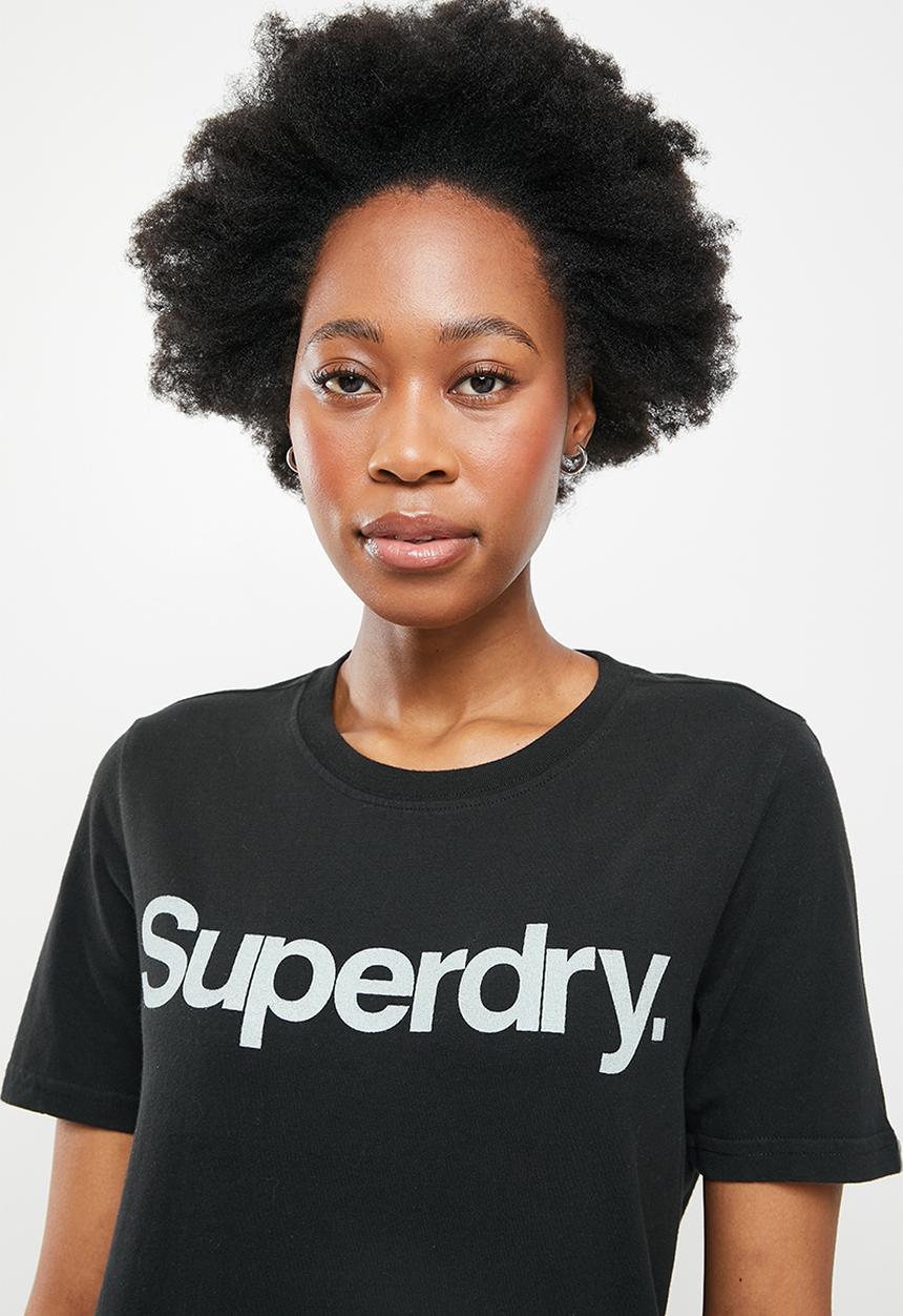 Superdry. - Cl tee - black
