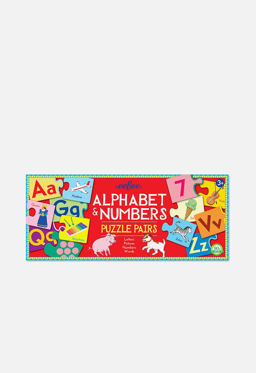 Greenbean Learning - Alphabet & numbers puzzle pairs