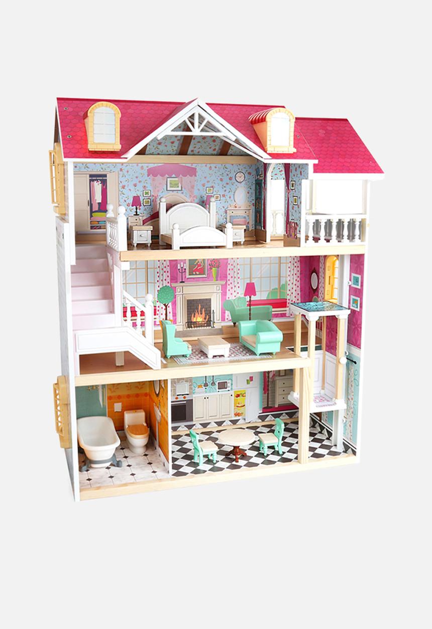 Country estate doll house - furnished