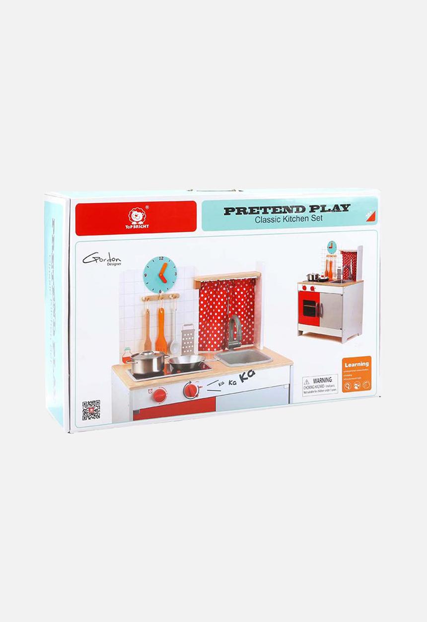 Greenbean Learning - Kitchen - classic - red with accessories