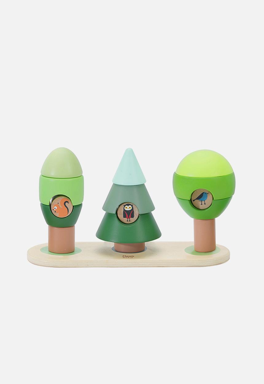 Greenbean Learning - Stacking rings - little forest