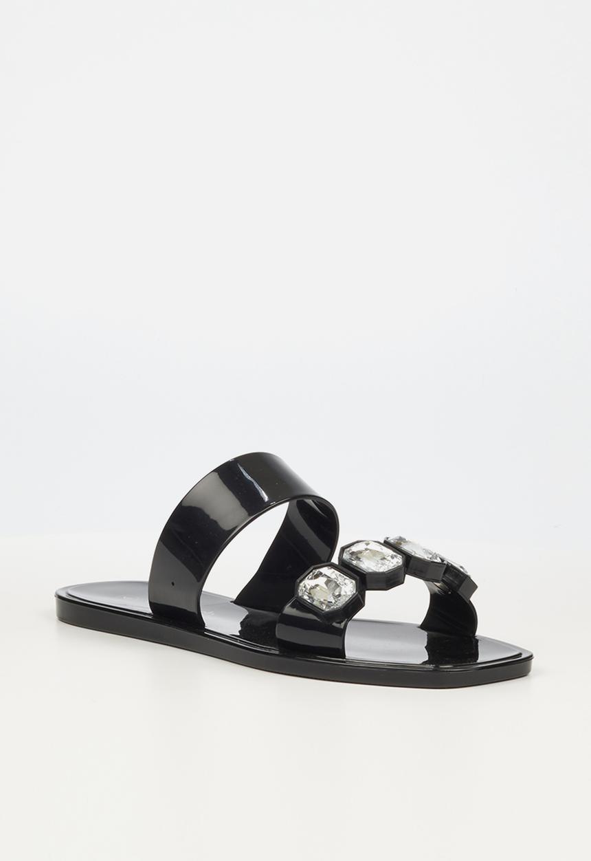 Viabeach - Thanos 1 double strap slide - black