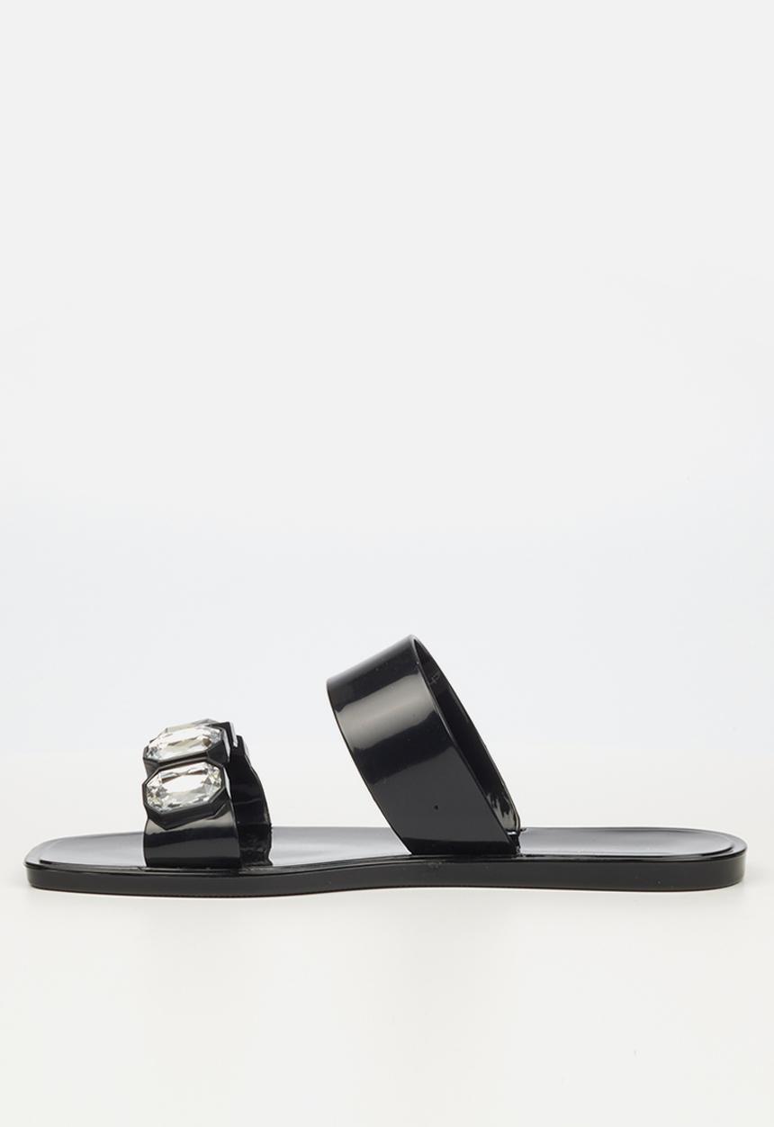 Viabeach - Thanos 1 double strap slide - black