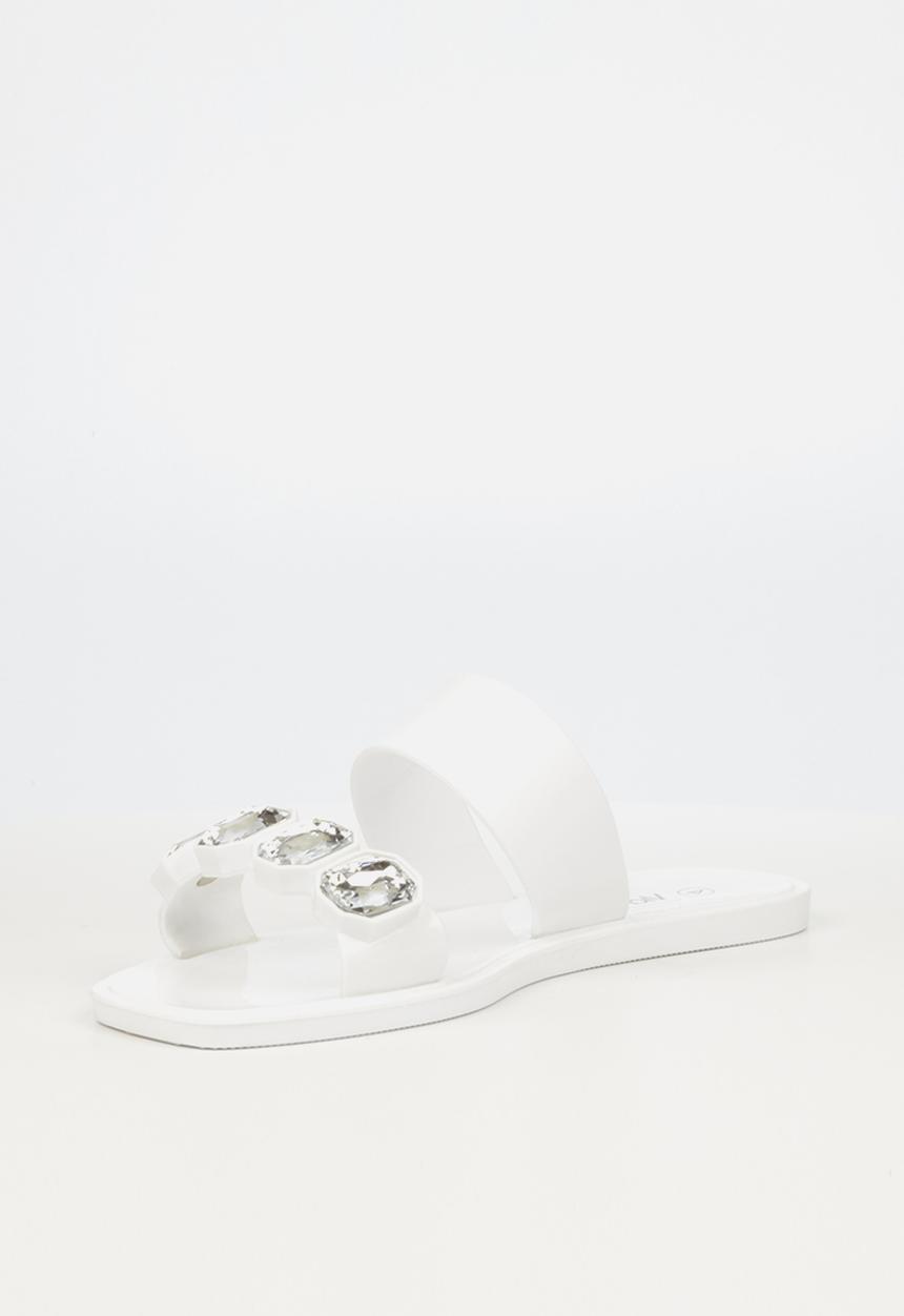 Viabeach - Thanos 1 double strap slide - white