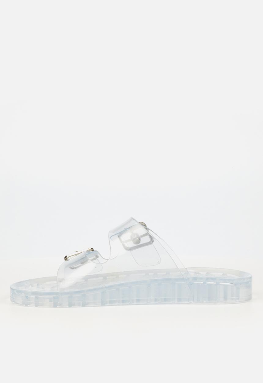 Viabeach - Torrera 3 double strap slide - clear