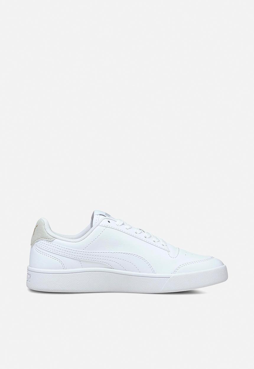 PUMA - Puma shuffle jr - puma white-puma white-gray violet-puma team gold