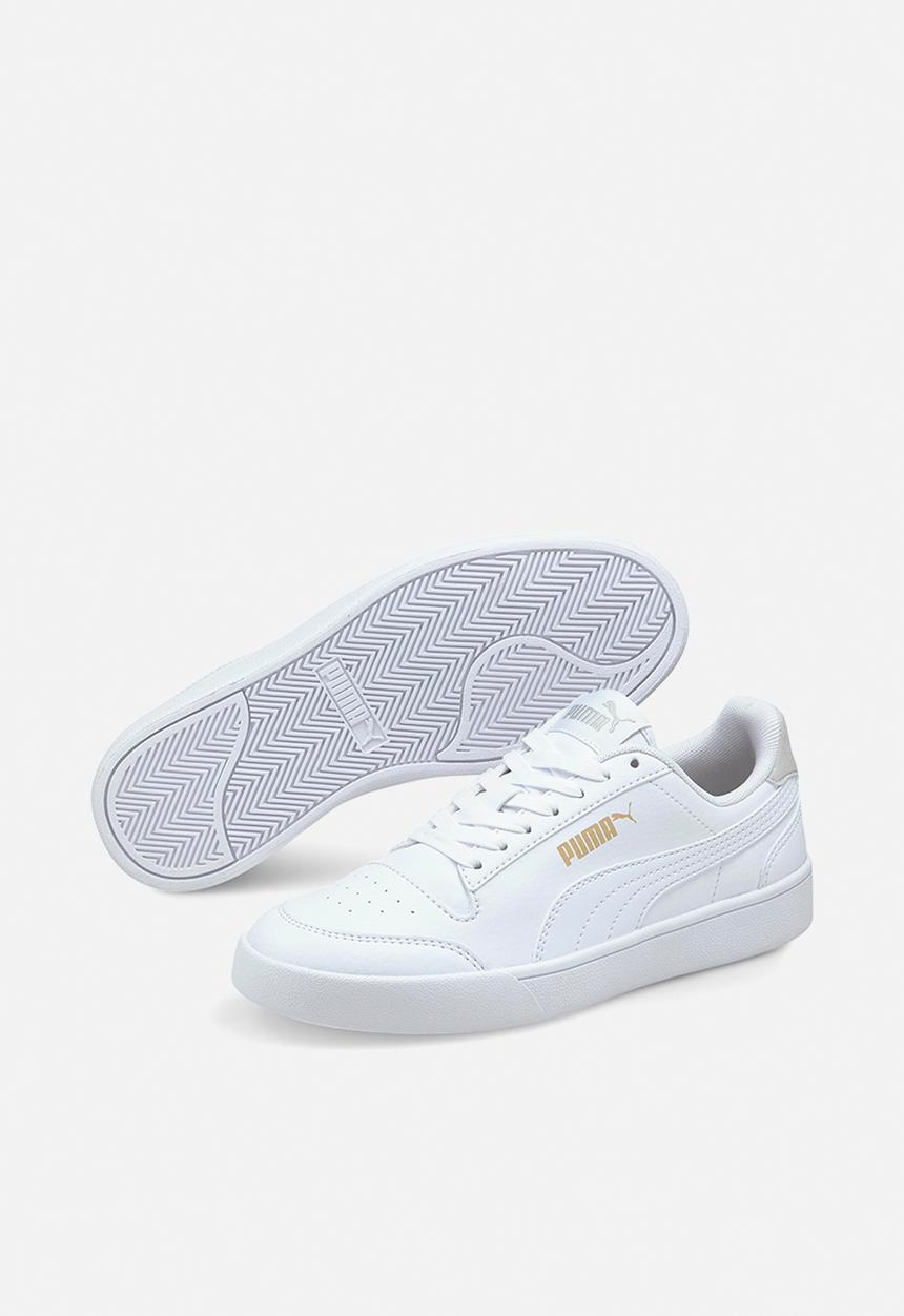 PUMA - Puma shuffle jr - puma white-puma white-gray violet-puma team gold