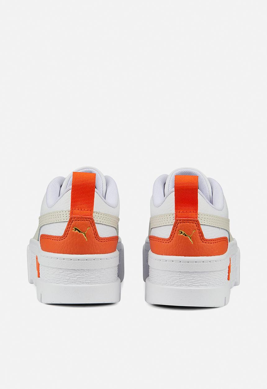 PUMA - Mayze lth jr - puma white-vaporous gray