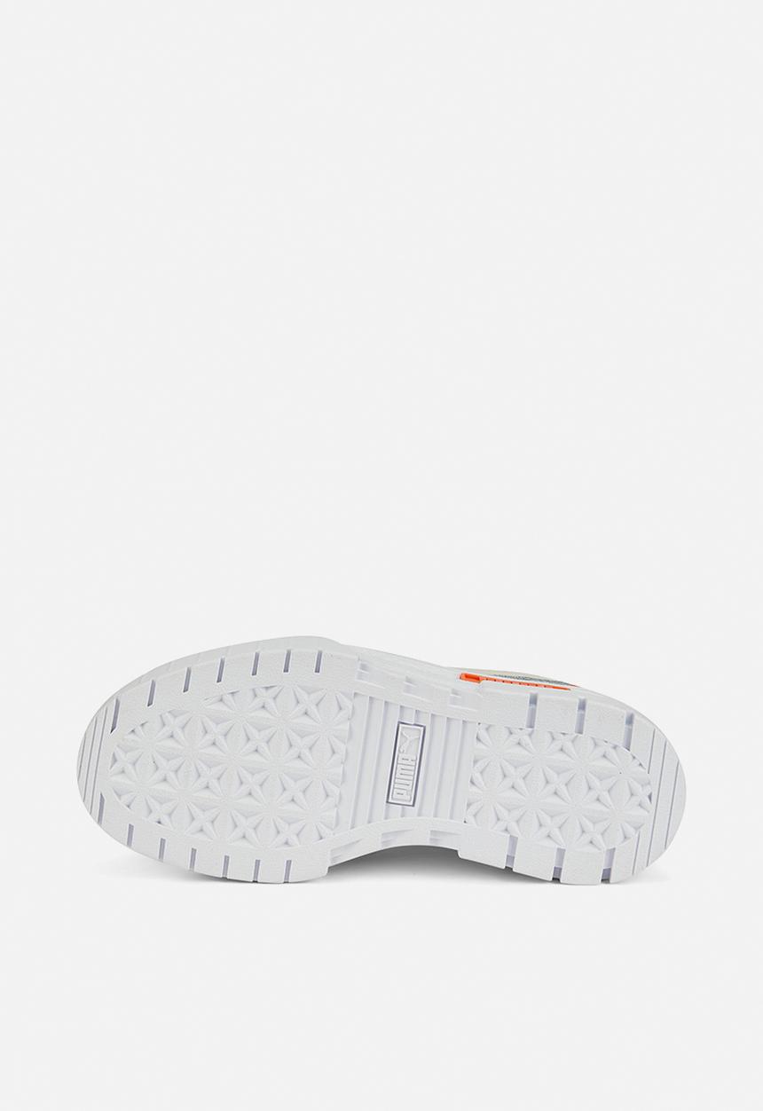 PUMA - Mayze lth jr - puma white-vaporous gray