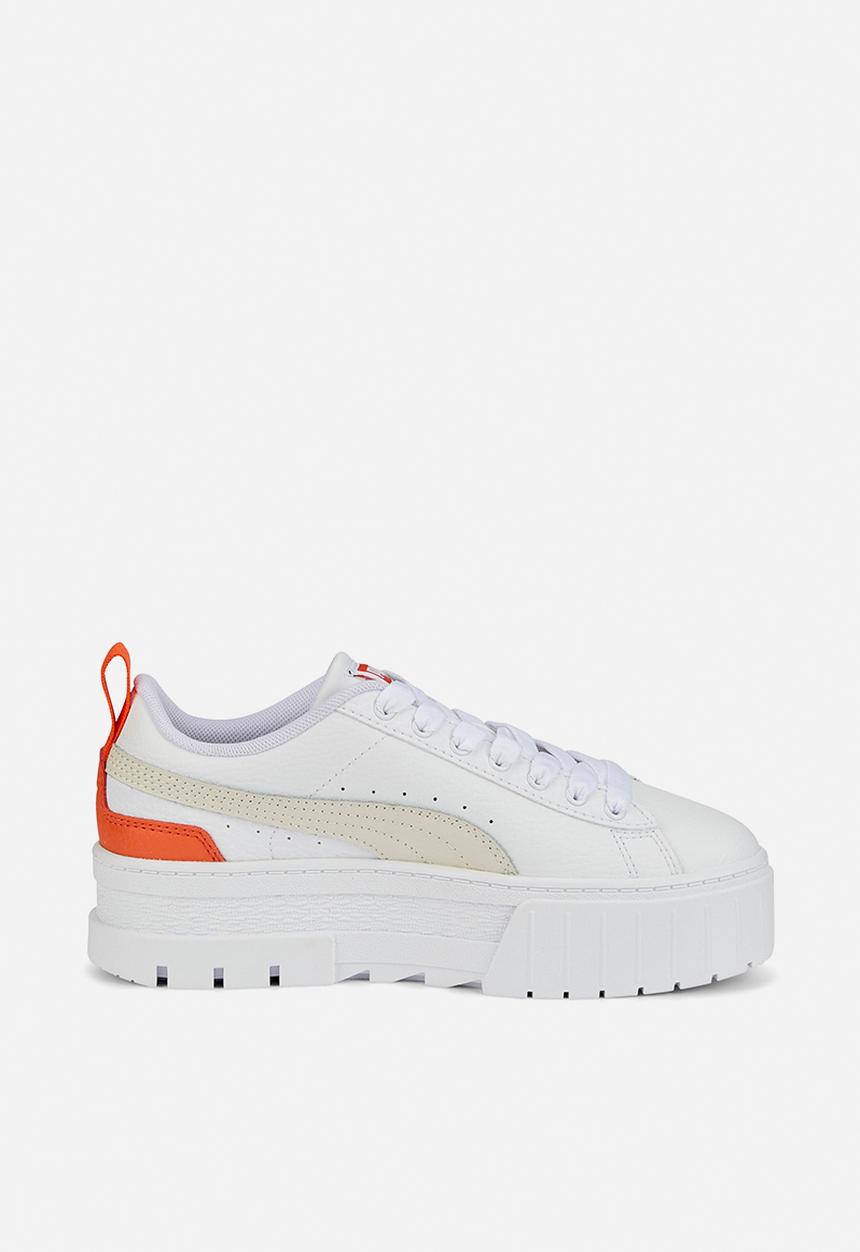 PUMA - Mayze lth jr - puma white-vaporous gray