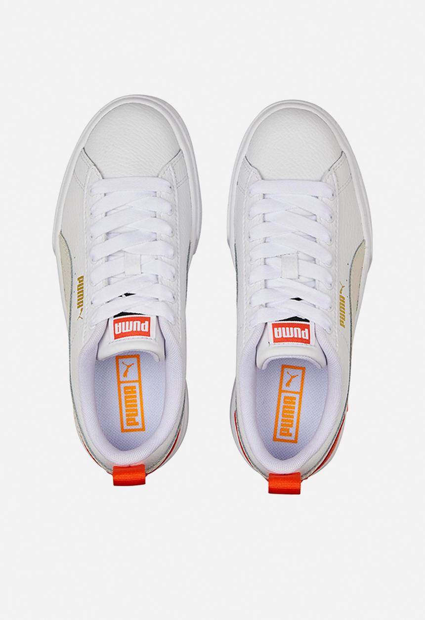 PUMA - Mayze lth jr - puma white-vaporous gray