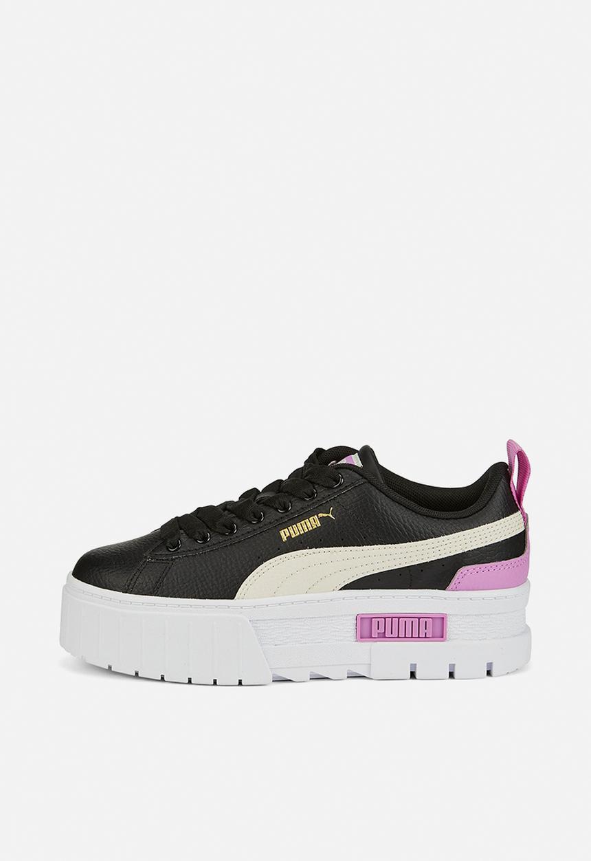 PUMA - Mayze lth jr - puma black-whisper white