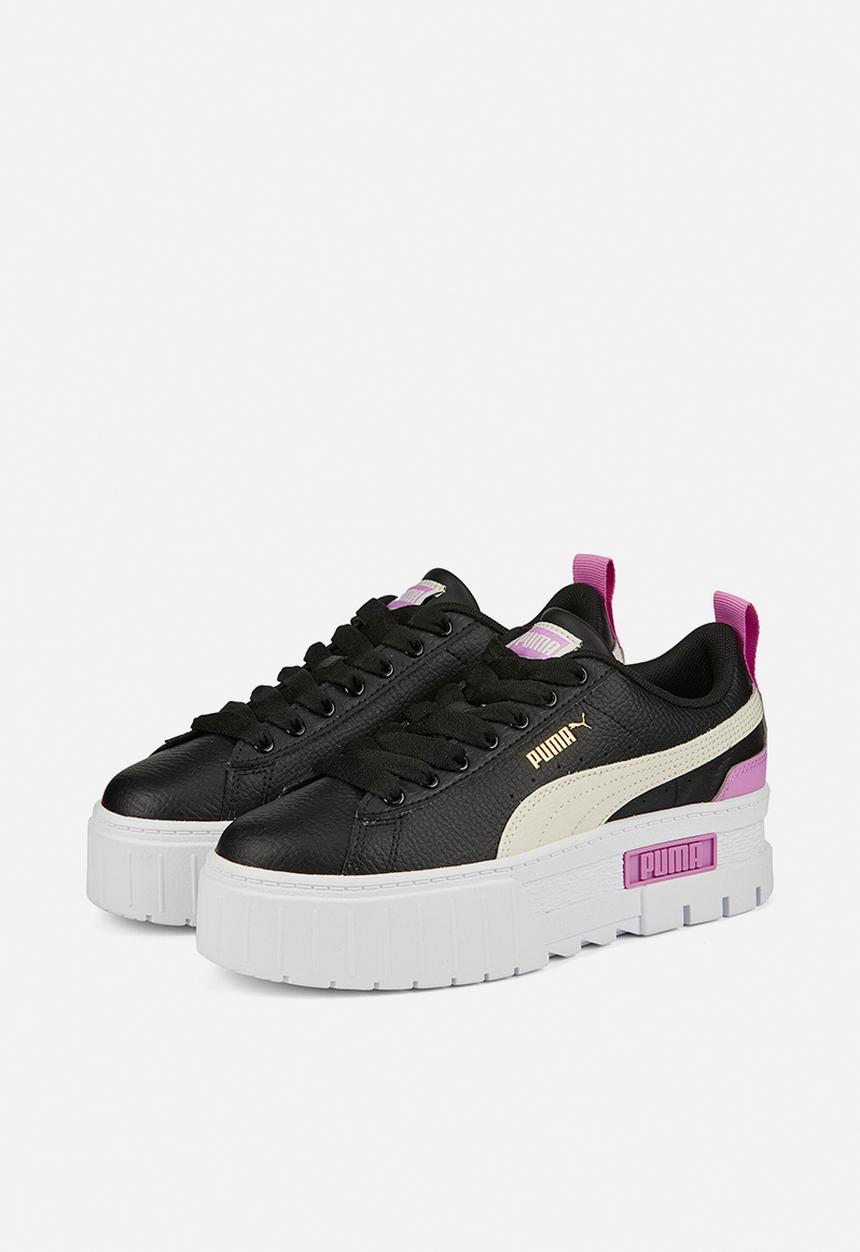 PUMA - Mayze lth jr - puma black-whisper white
