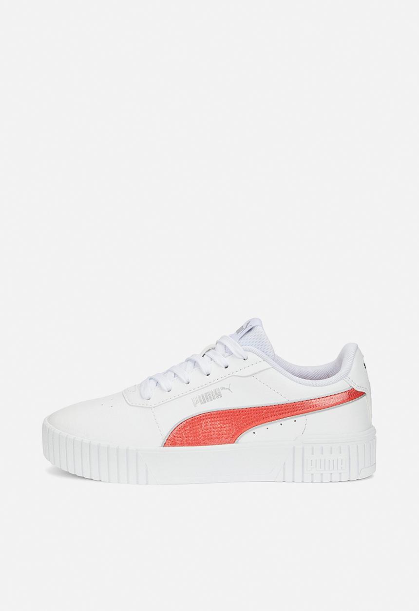 PUMA - Carina 2.0 glitzy jr - puma white-salmon-puma silver