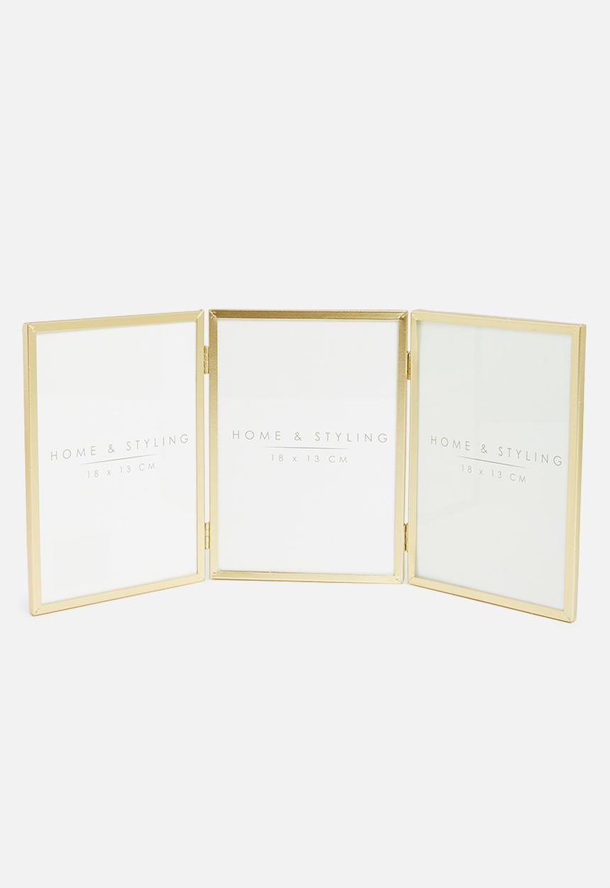 H&S - Folding photo frame - gold