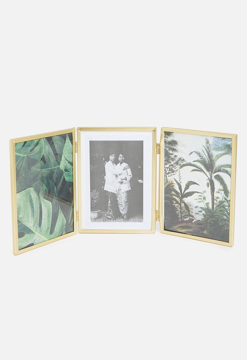 H&S - Folding photo frame - gold