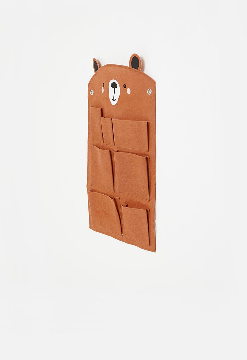 H&S - Bear wall organizer-brown