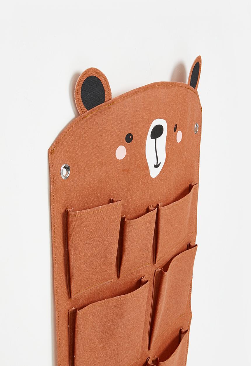 H&S - Bear wall organizer-brown