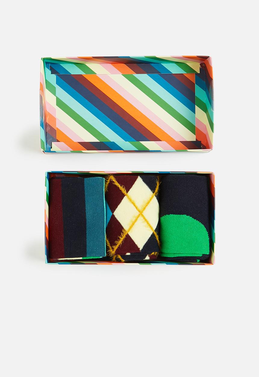 Happy Socks - 3-Pack classics socks gift set - multi