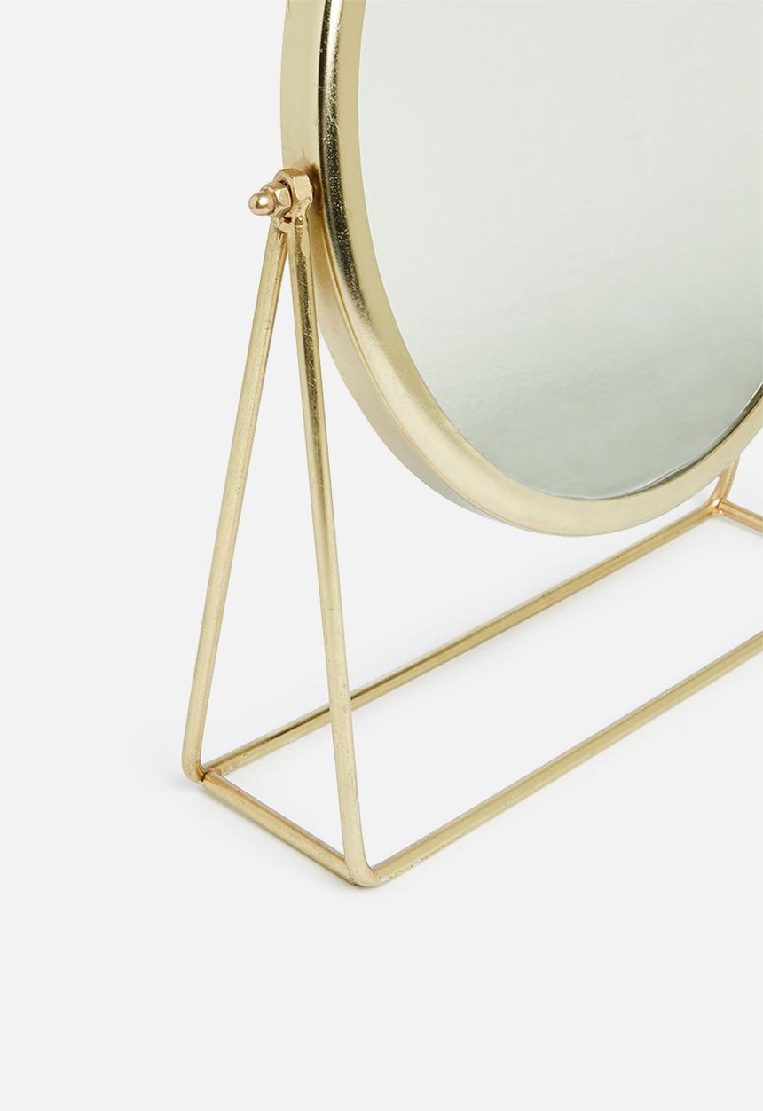 Bathroom Solutions - Tabletop mirror - gold