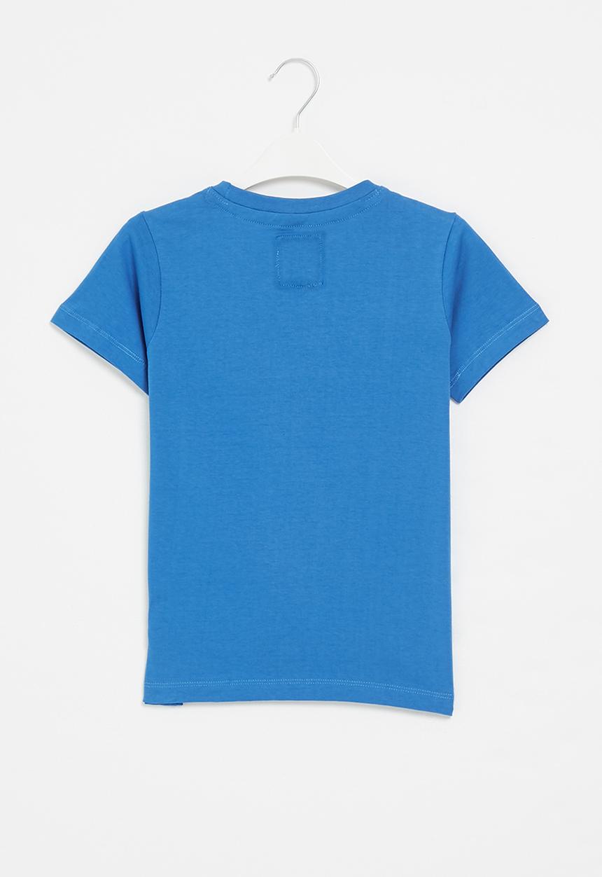 Aca Joe - Boys aca joe emblem print tee - blue