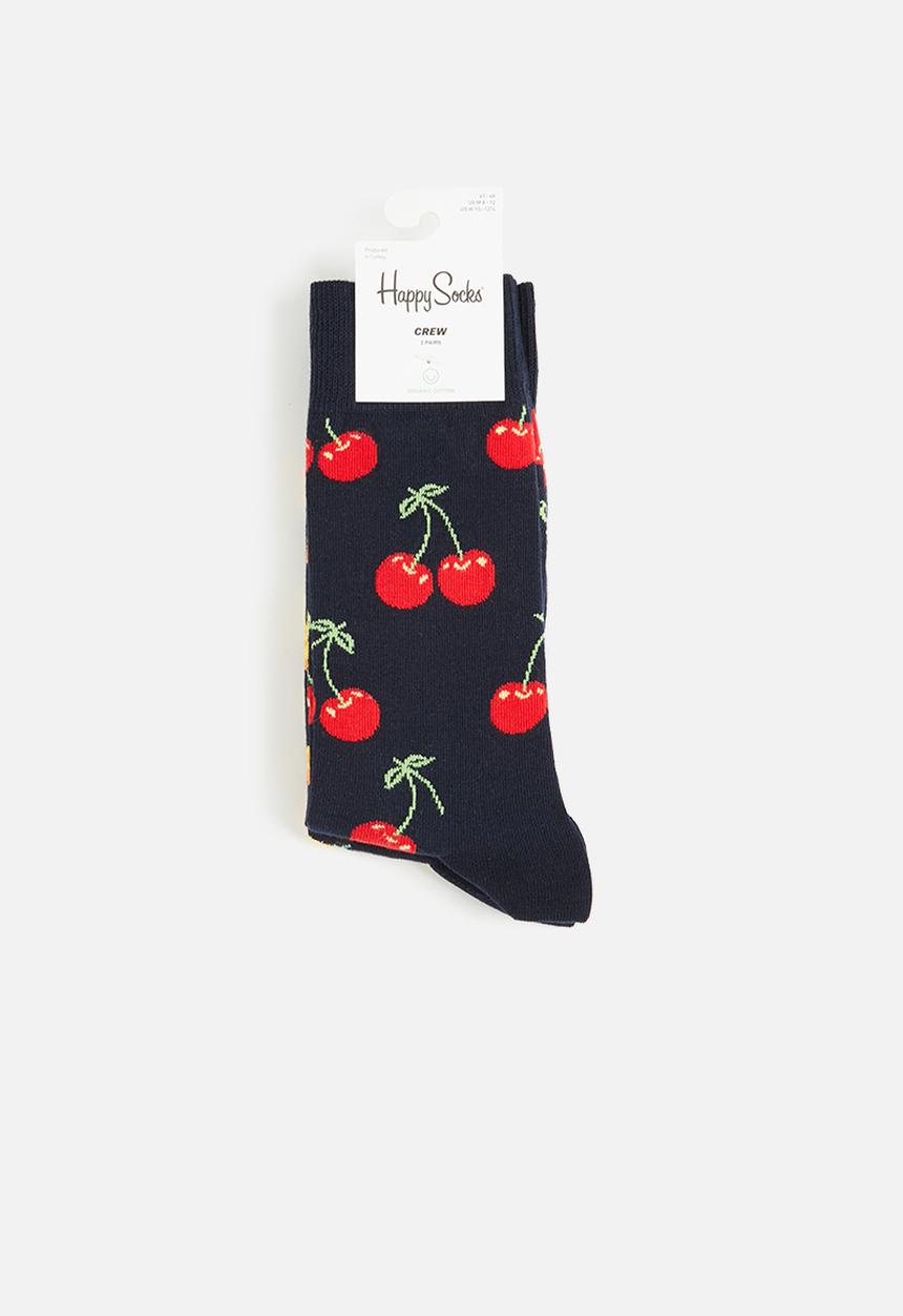 Happy Socks - 2-Pack classic cherry socks - multi
