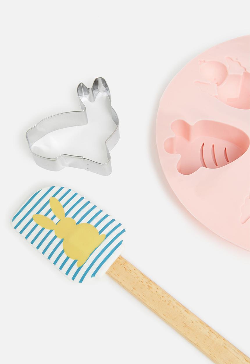 Excellent Houseware - Happy Easter baking set - pink chicks