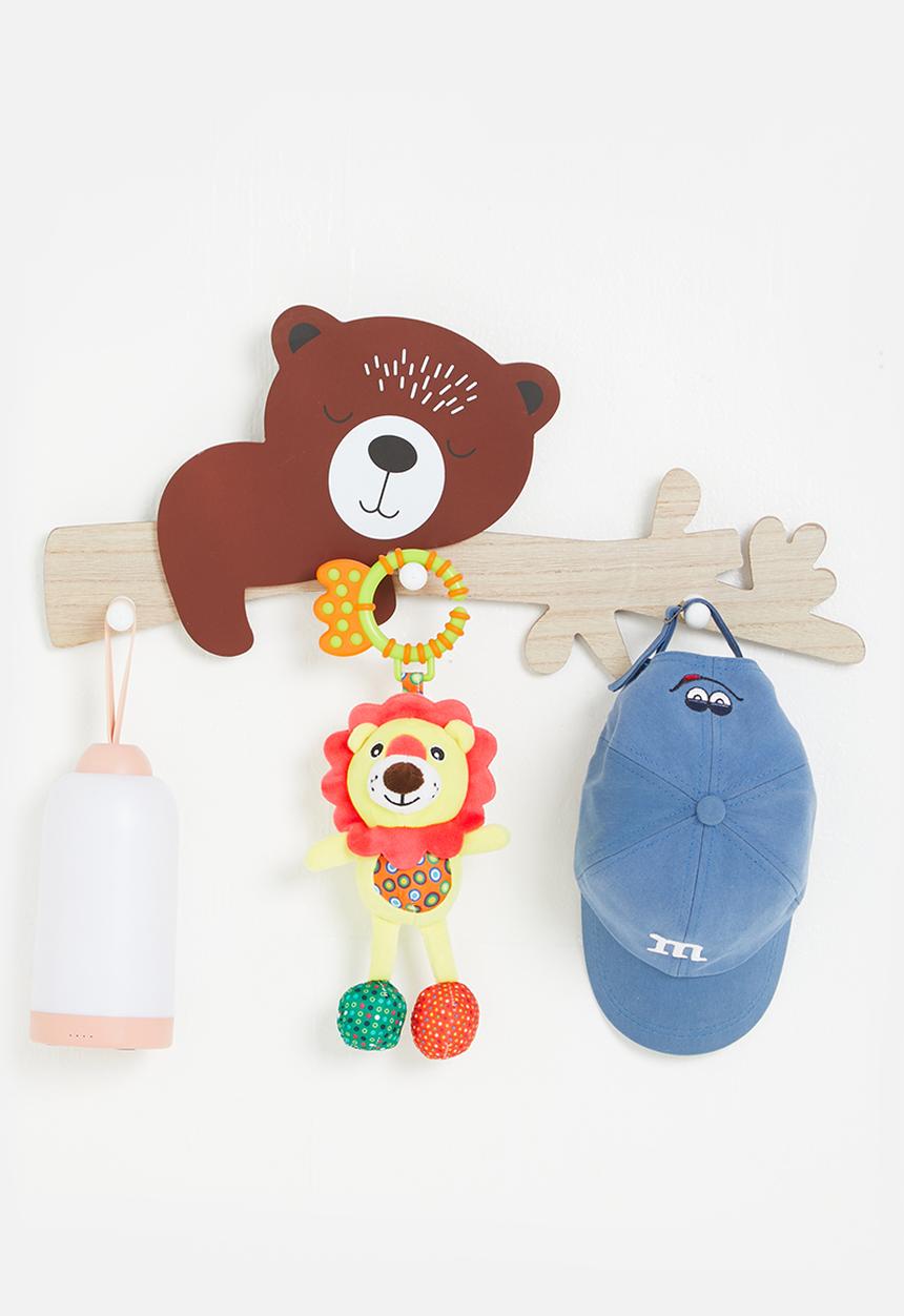 H&S - Bear coat rack - brown 