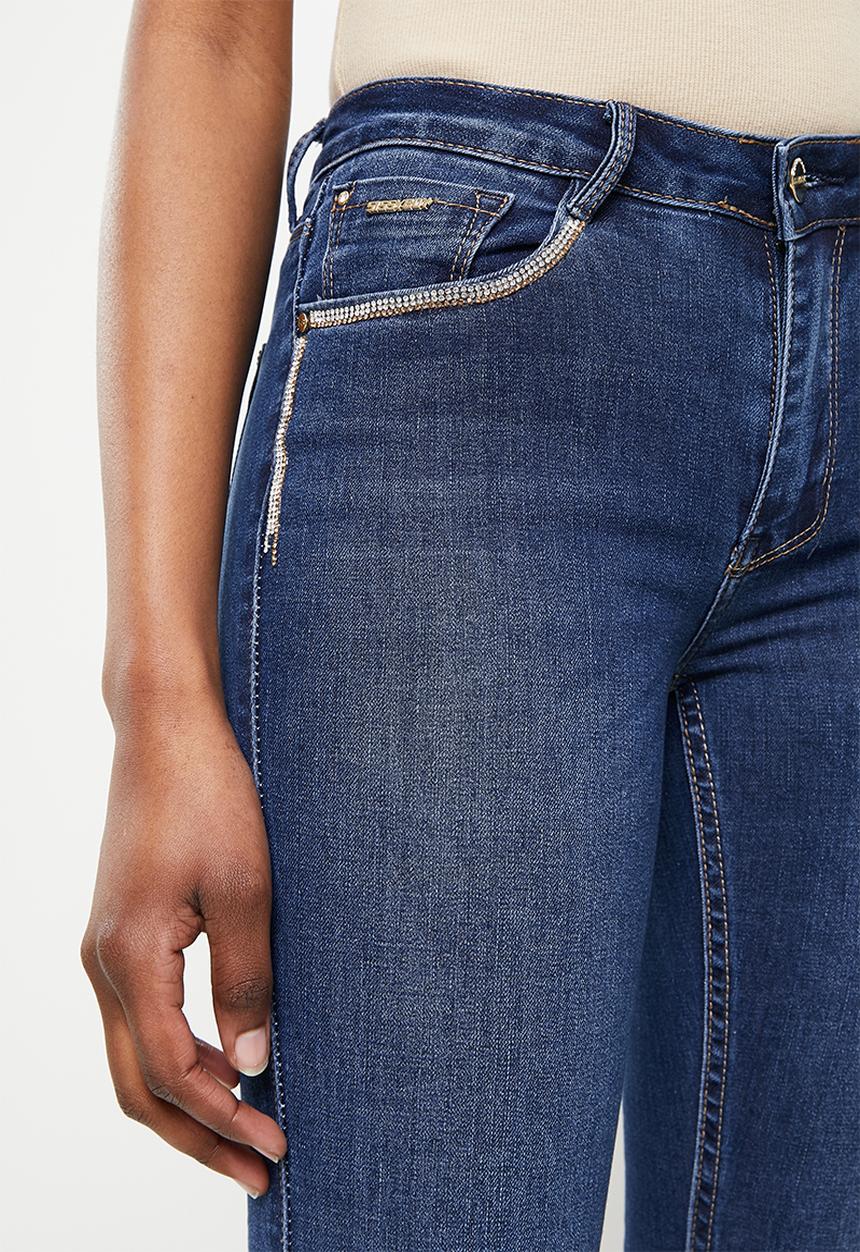 SISSY BOY - Axel skinny with pocket bling - dark vintage