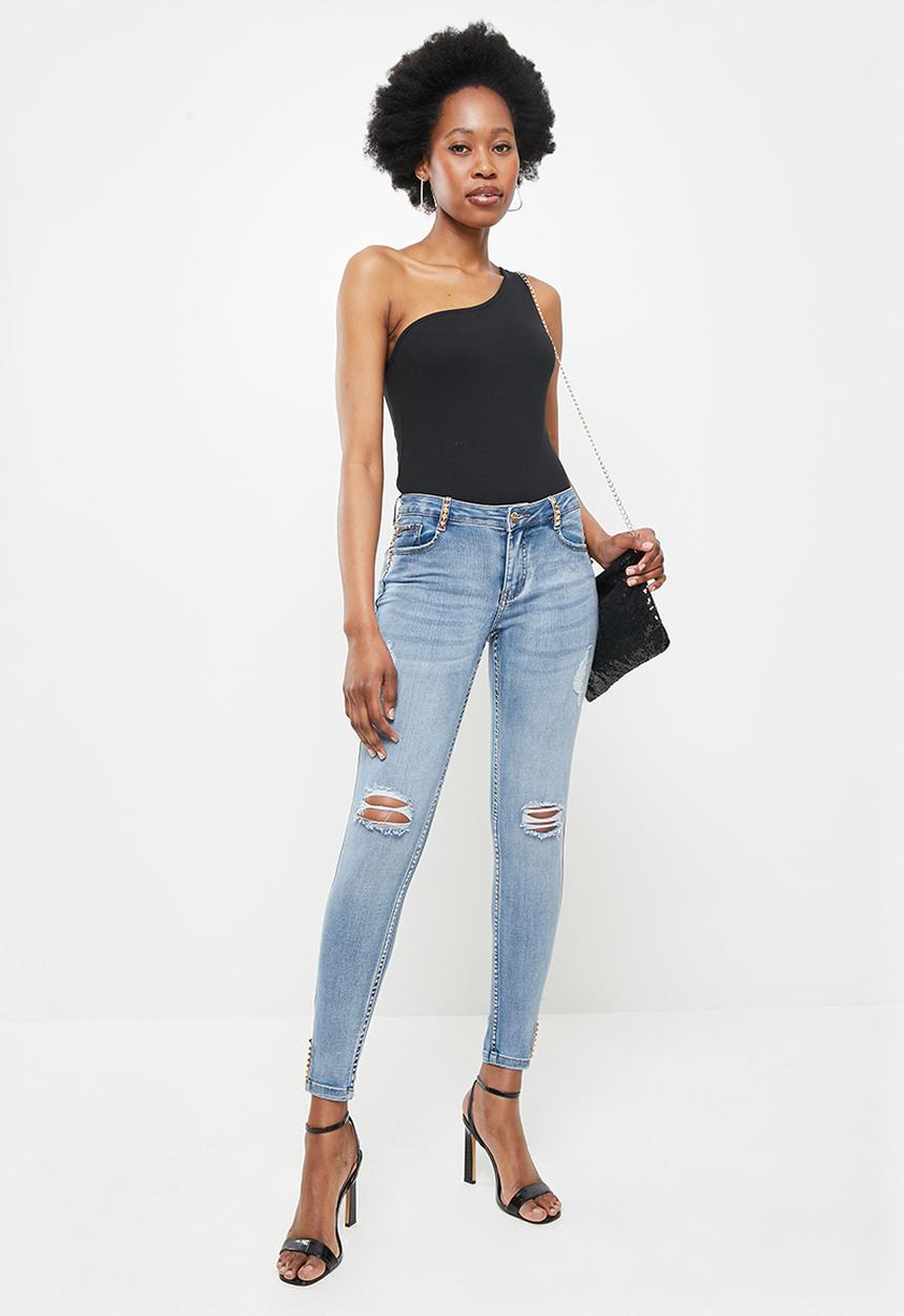 SISSY BOY - Jon jon skinny with studs - med vintage