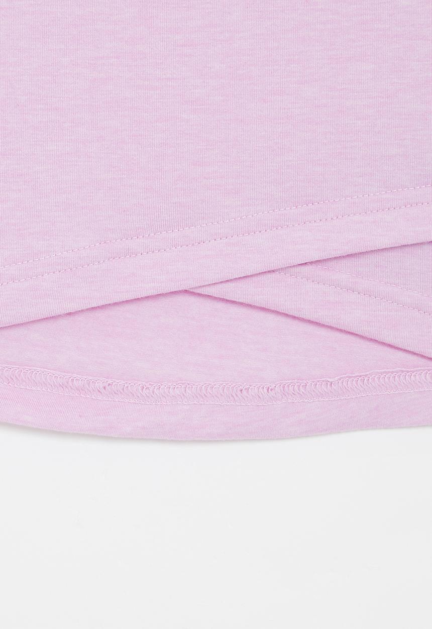 adidas Originals - G yoga crop tee - bliss lilac